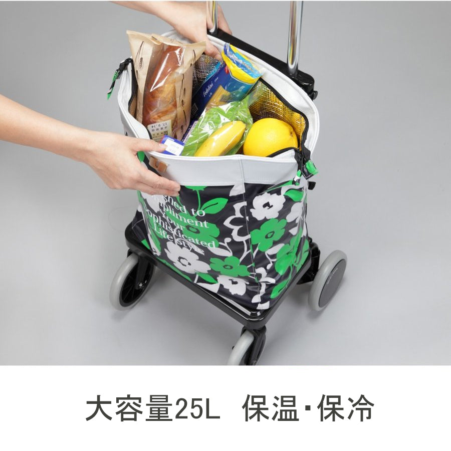ショッピングカート アップライン UL-0218(水玉レッド)