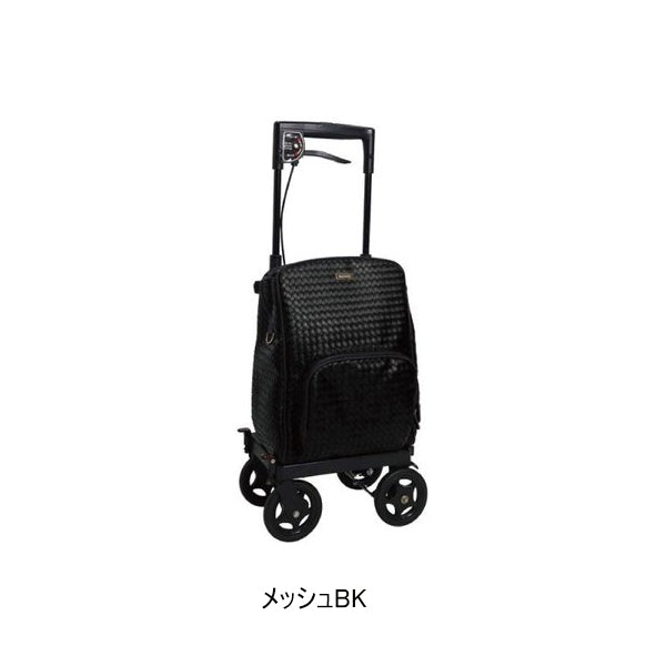 島製作所　ショッピングカート　メロディ　プリモ　キルティング　黒色　サイドカー メロディ プリモ キルティングブラック柄 右用・左用 島製作所